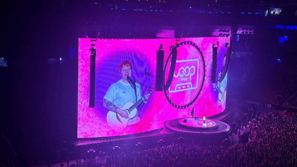 Ed Sheeran at Suncorp Stadium