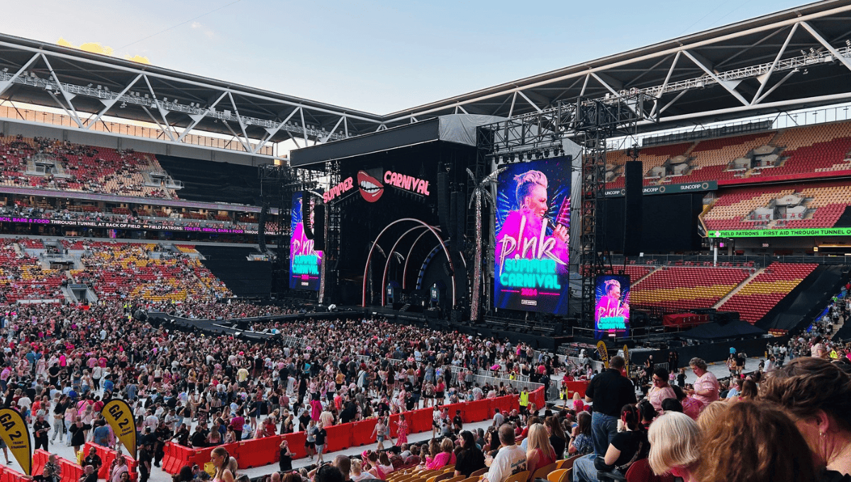 Pink at Suncorp Stadium