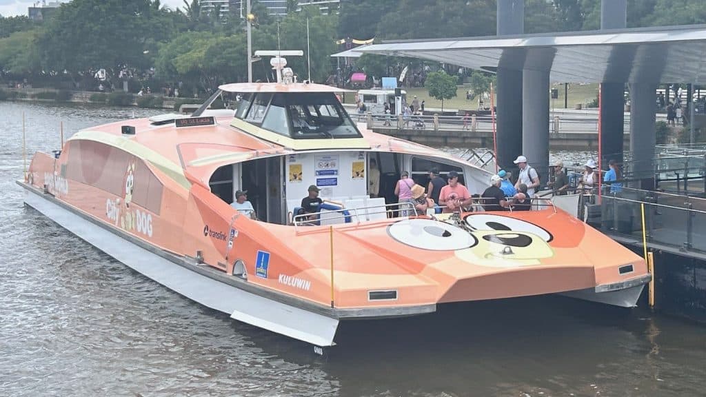 Bluey Ferry on Brisbane River